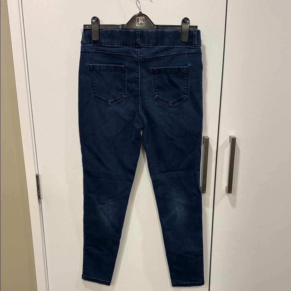 Dark Blue Women's Jeggings - Picture 3 of 3